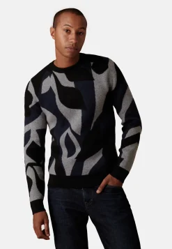 Montagut Pulls-Pull col rond en cachemire 4 fils - Adam 01-Noir