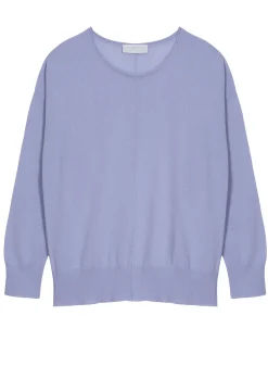 Montagut Pulls-Pull col rond en cachemire light - Soraya 04-Bleu clair