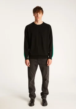 Montagut Pulls-Pull col rond en cachemire - Tauled 01-Noir