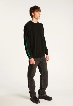 Montagut Pulls-Pull col rond en cachemire - Tauled 01-Noir