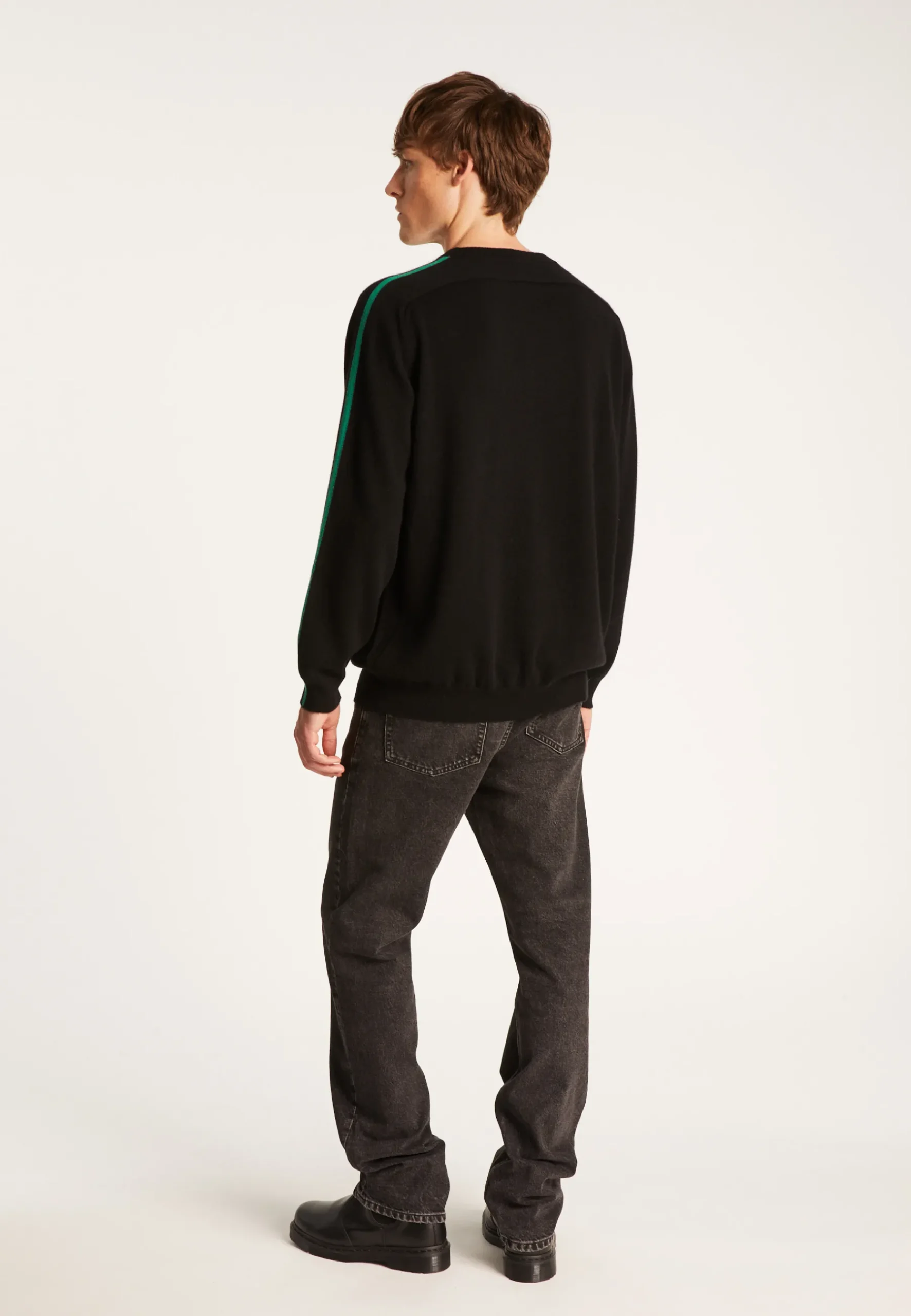 Montagut Pulls-Pull col rond en cachemire - Tauled 01-Noir
