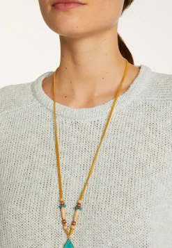 Montagut Pulls-Pull col rond en coton et lin - Nicky 77-Bleu ciel