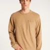 Montagut Pulls-Pull col rond en laine et cachemire - Tylan 88-Camel