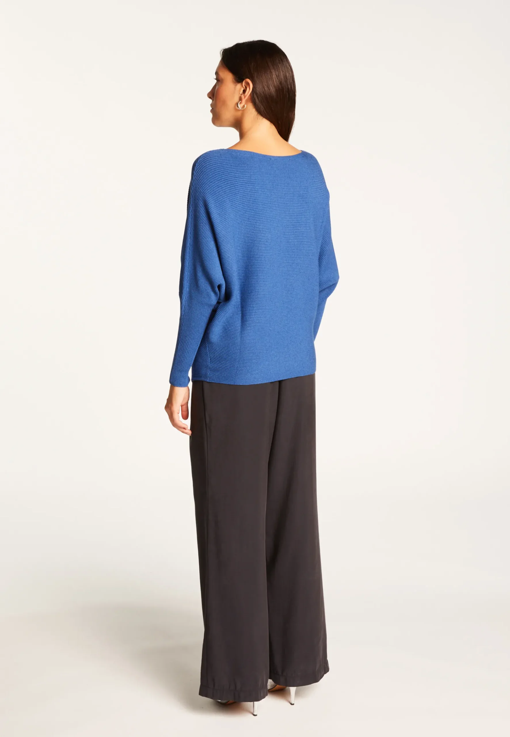 Montagut Pulls-Pull col rond en laine mélangée - Ruby 48-Bleu roi