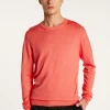 Montagut Pulls-Pull col rond en laine mérinos - Eddie 24-Rose clair