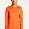 Montagut Pulls-Pull col rond en laine mérinos - Erin 15-Orange