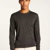 Montagut Pulls-Pull col rond en laine mérinos - Eddie 10-Gris foncé