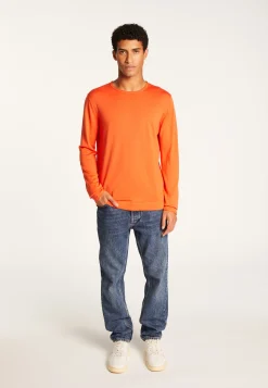 Montagut Pulls-Pull col rond en laine mérinos - Erin 15-Orange