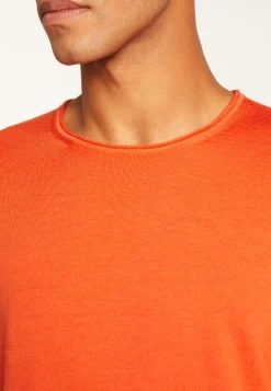 Montagut Pulls-Pull col rond en laine mérinos - Erin 15-Orange