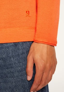 Montagut Pulls-Pull col rond en laine mérinos - Erin 15-Orange
