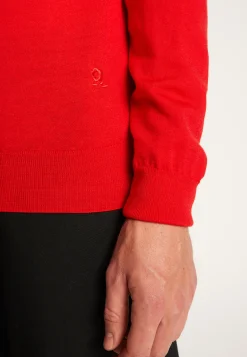 Montagut Pulls-Pull col rond en laine mérinos - Eddie 52-Rouge