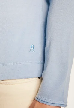 Montagut Pulls-Pull col rond en laine mérinos - Erin 77-Bleu ciel