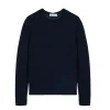 Montagut Pulls-Pull col rond en lin - Rudy 05-Bleu marine
