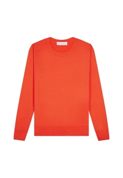 Montagut Les Incontournables-Pull col rond laine mérinos - Asena 15-Orange