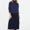 Montagut Les Incontournables-Pull col roulé cachemire - Anabelle 03-Bleu foncé