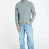 Montagut Pulls-Pull col roulé en cachemire - Eduardo 09-Gris moyen