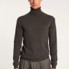 Montagut Pulls-Pull col roulé en cachemire - Bruno 10-Gris foncé
