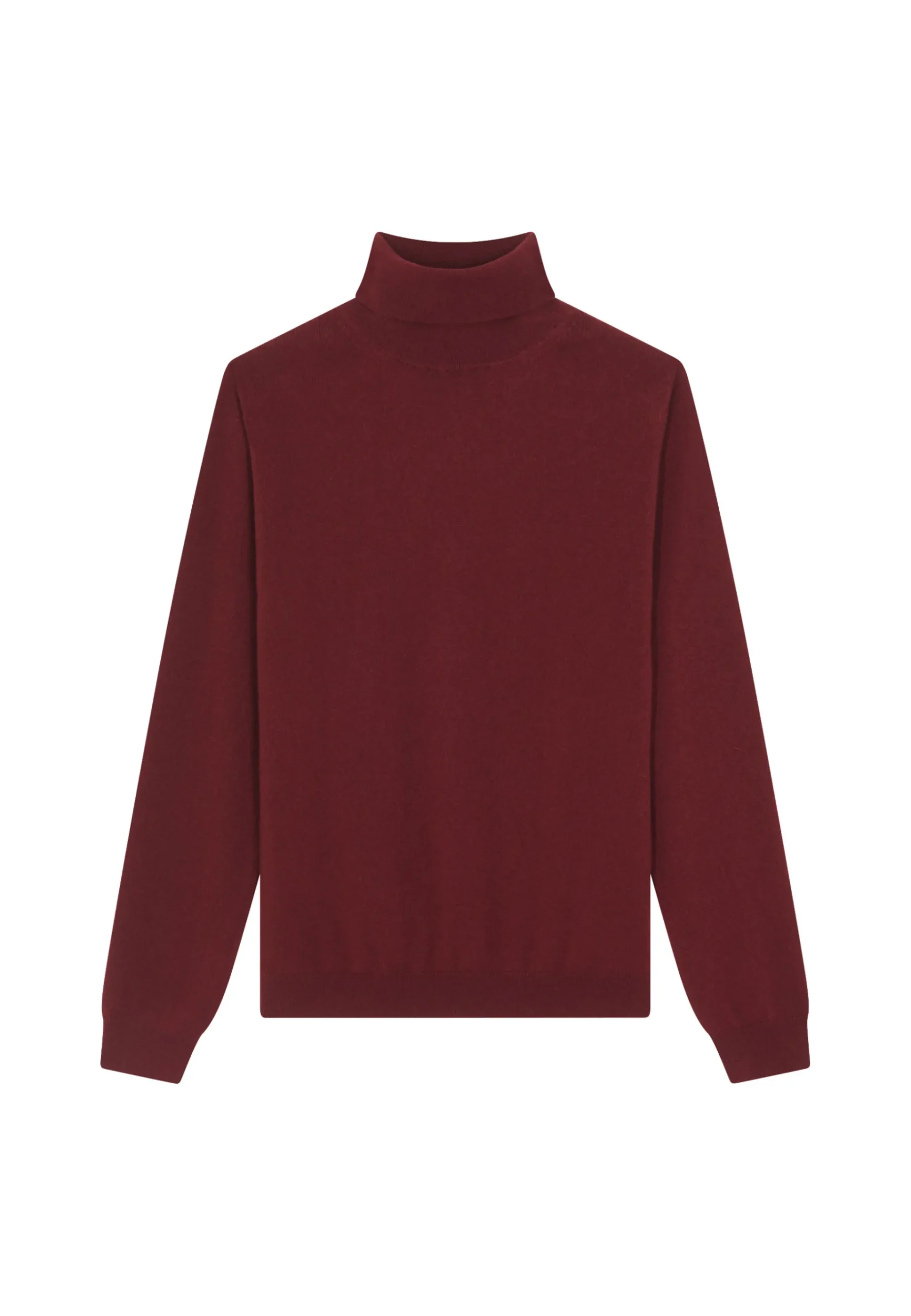 Montagut Pulls-Pull col roulé en cachemire - Eduardo 51-Bordeaux
