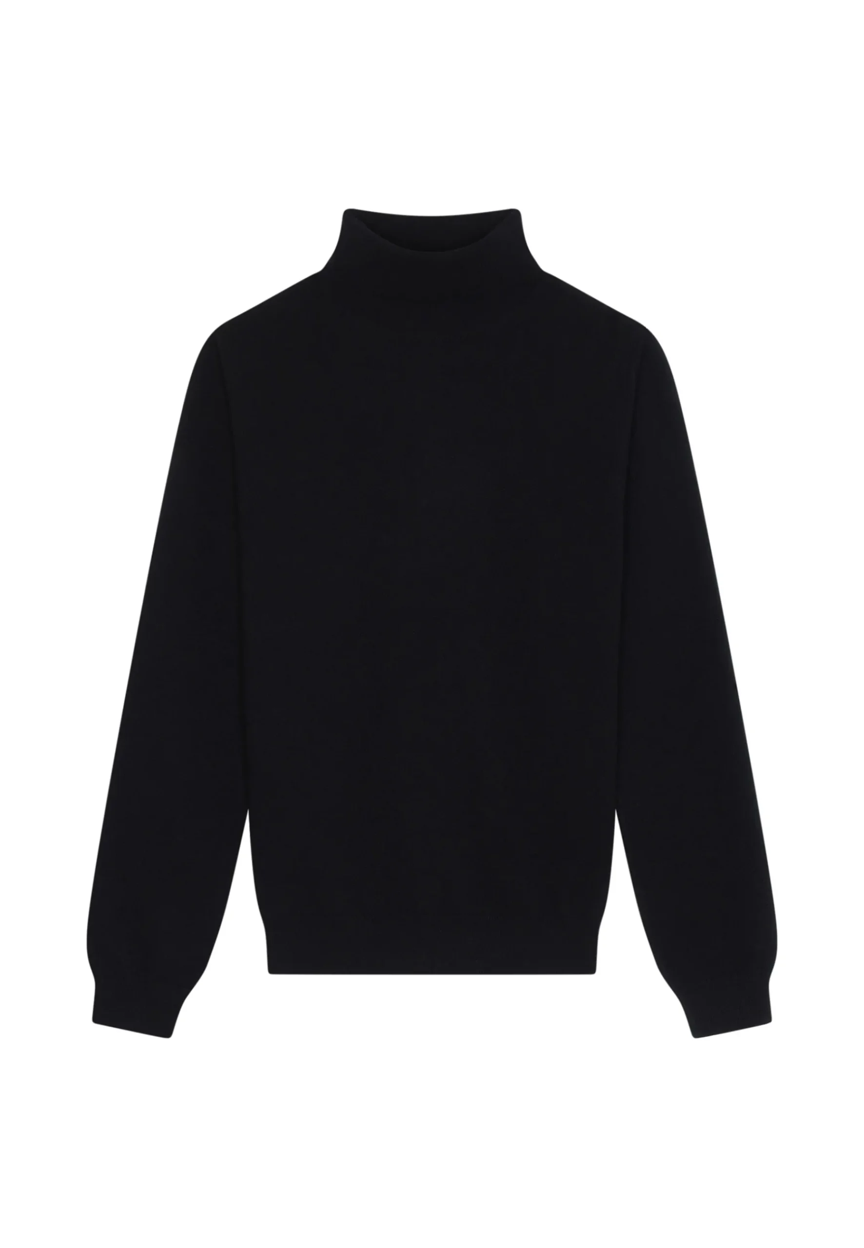 Montagut Pulls-Pull col roulé en cachemire - Eduardo 01-Noir