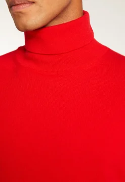 Montagut Pulls-Pull col roulé en cachemire - Eduardo 52-Rouge