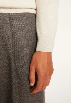 Montagut Pulls-Pull col roulé en cachemire - Eduardo 11-Gris clair