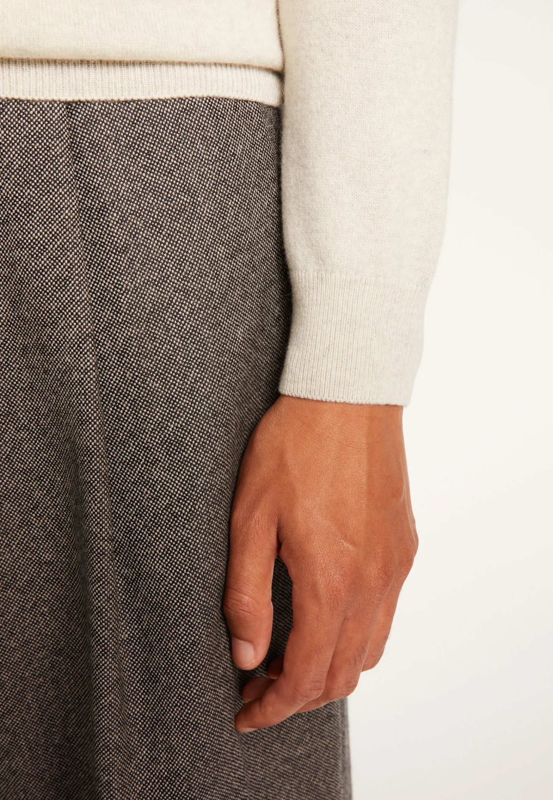 Montagut Pulls-Pull col roulé en cachemire - Eduardo 11-Gris clair