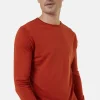 Montagut Pulls-Pull col roulotté laine mérinos - Rythme 92-Rouille