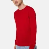 Montagut Pulls-Pull col roulotté laine mérinos - Rythme 52-Rouge