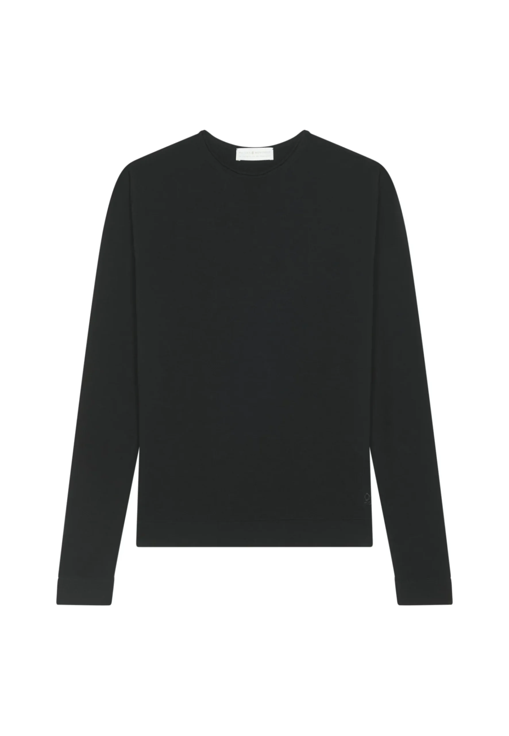 Montagut Pulls-Pull col roulotté laine mérinos - Rythme 01-Noir