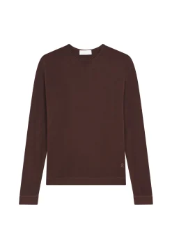 Montagut Pulls-Pull col roulotté laine mérinos - Rythme 47Marron foncé