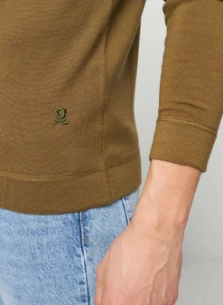 Montagut Pulls-Pull col roulotté laine mérinos - Rythme 83-Kaki