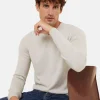 Montagut Pulls-Pull col V en cachemire - Evann 11-Gris clair
