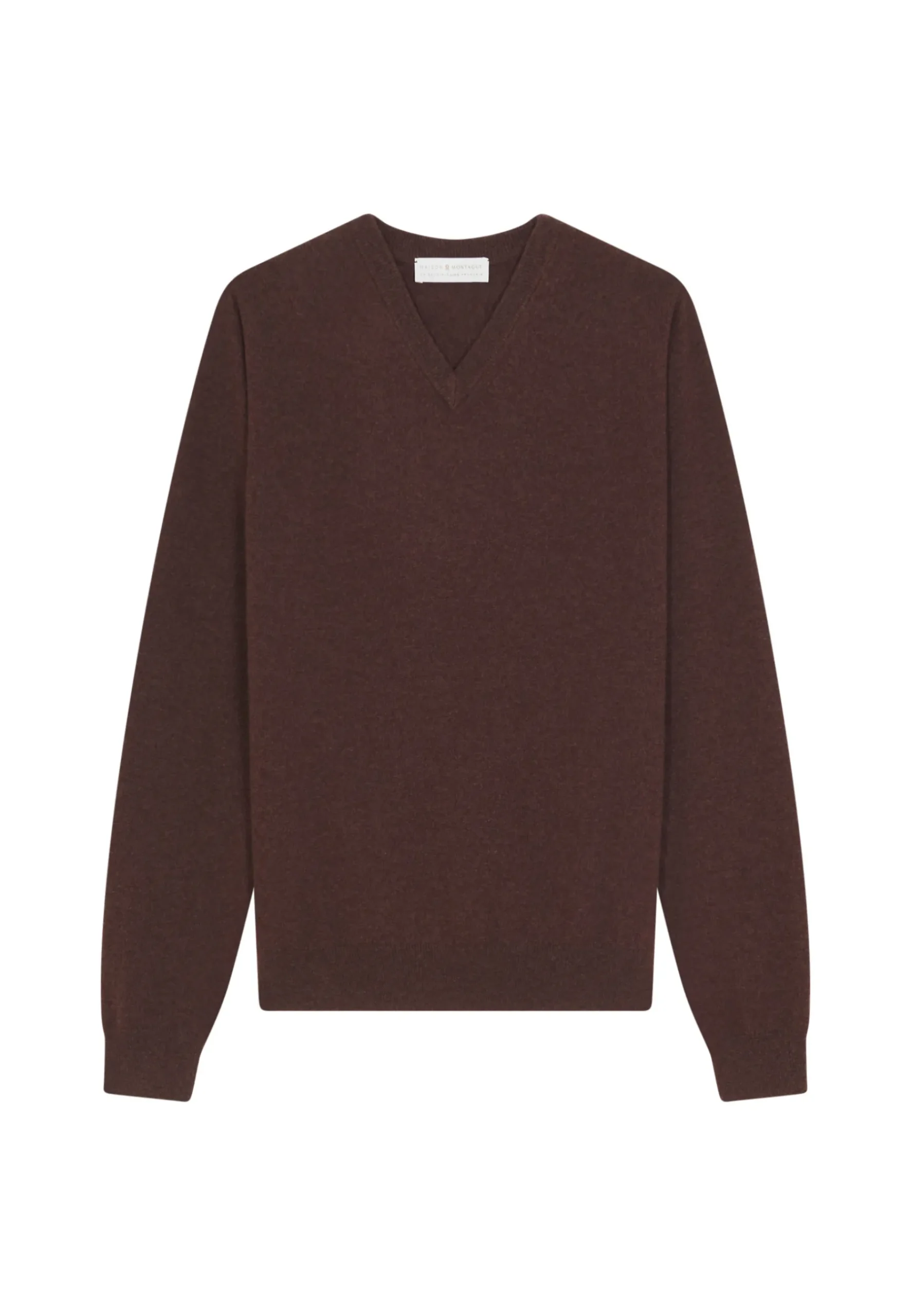 Montagut Pulls-Pull col V en cachemire - Evann 47Marron foncé