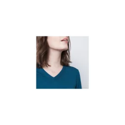 Montagut Pulls-Pull col V en laine mélangée - Aristote 03-Bleu foncé