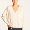 Montagut Les Incontournables-Pull court en cachemire - Alex 13-Beige moyen