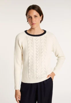Montagut Pulls-Pull en coton - Alice 02-Blanc