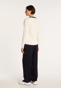 Montagut Pulls-Pull en coton - Alice 02-Blanc
