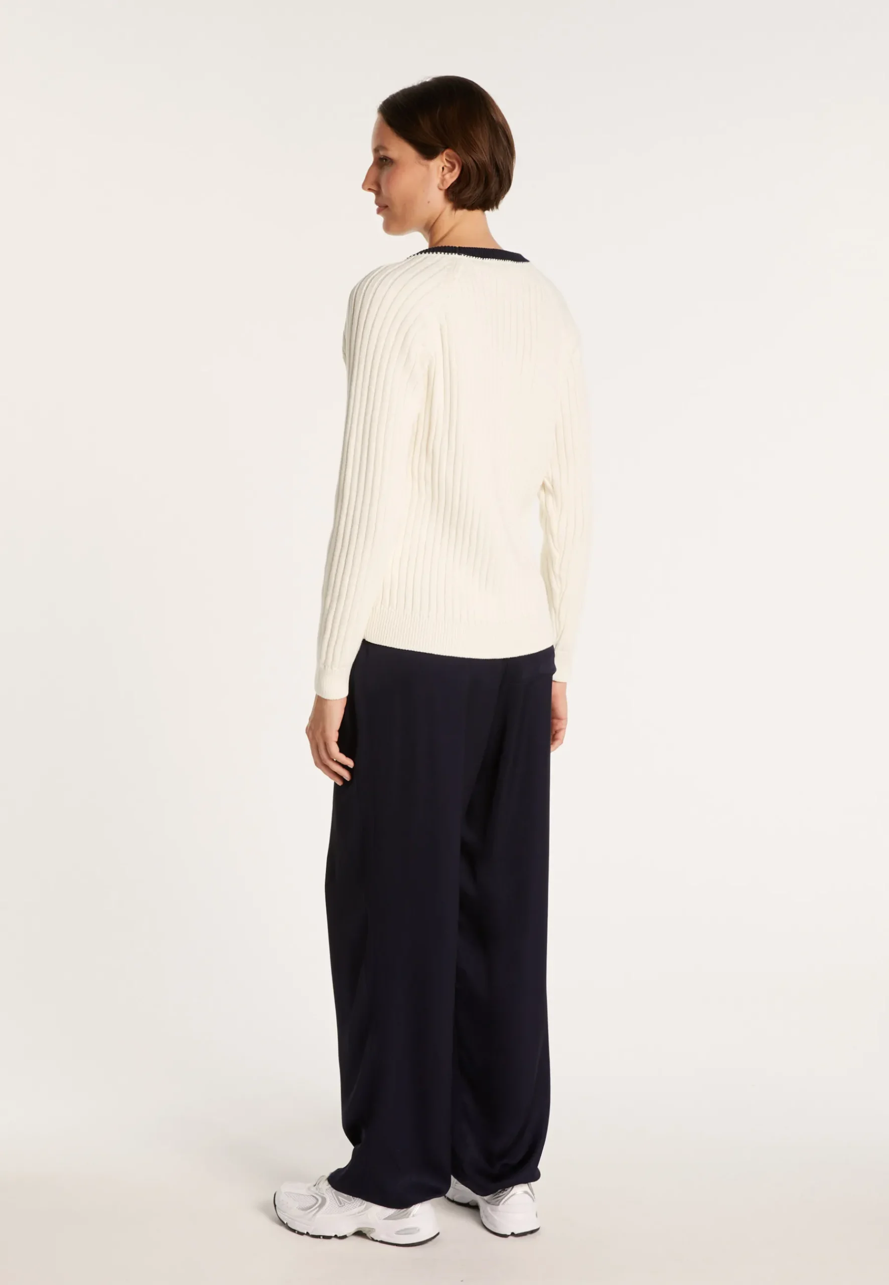 Montagut Pulls-Pull en coton - Alice 02-Blanc