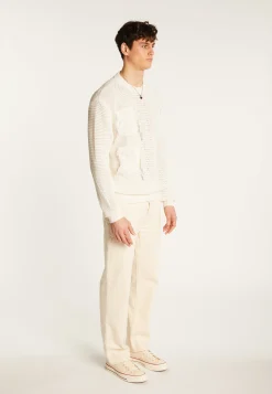 Montagut Pulls-Pull en coton ajouré - Marlow 82-Ecru