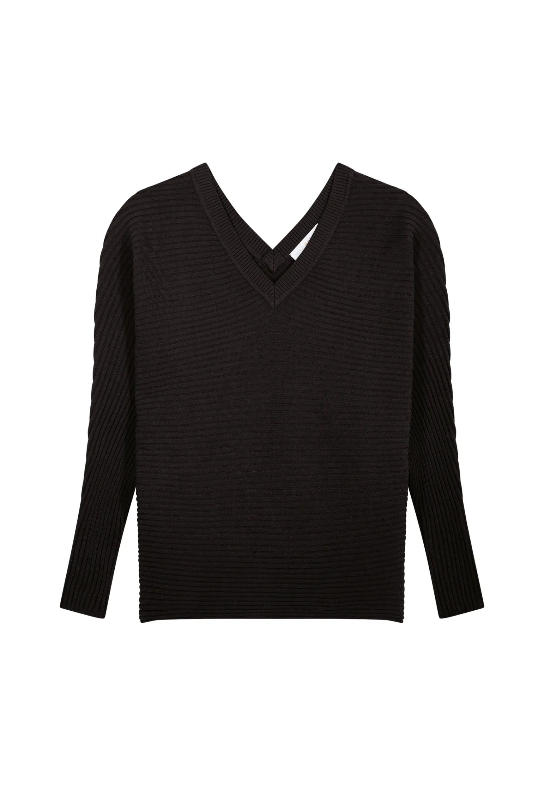 Montagut Pulls-Pull en coton manches chauve-souris - Lison 01-Noir