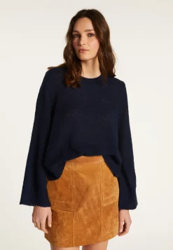 Montagut Pulls-Pull en laine - Fabiola 05-Bleu marine