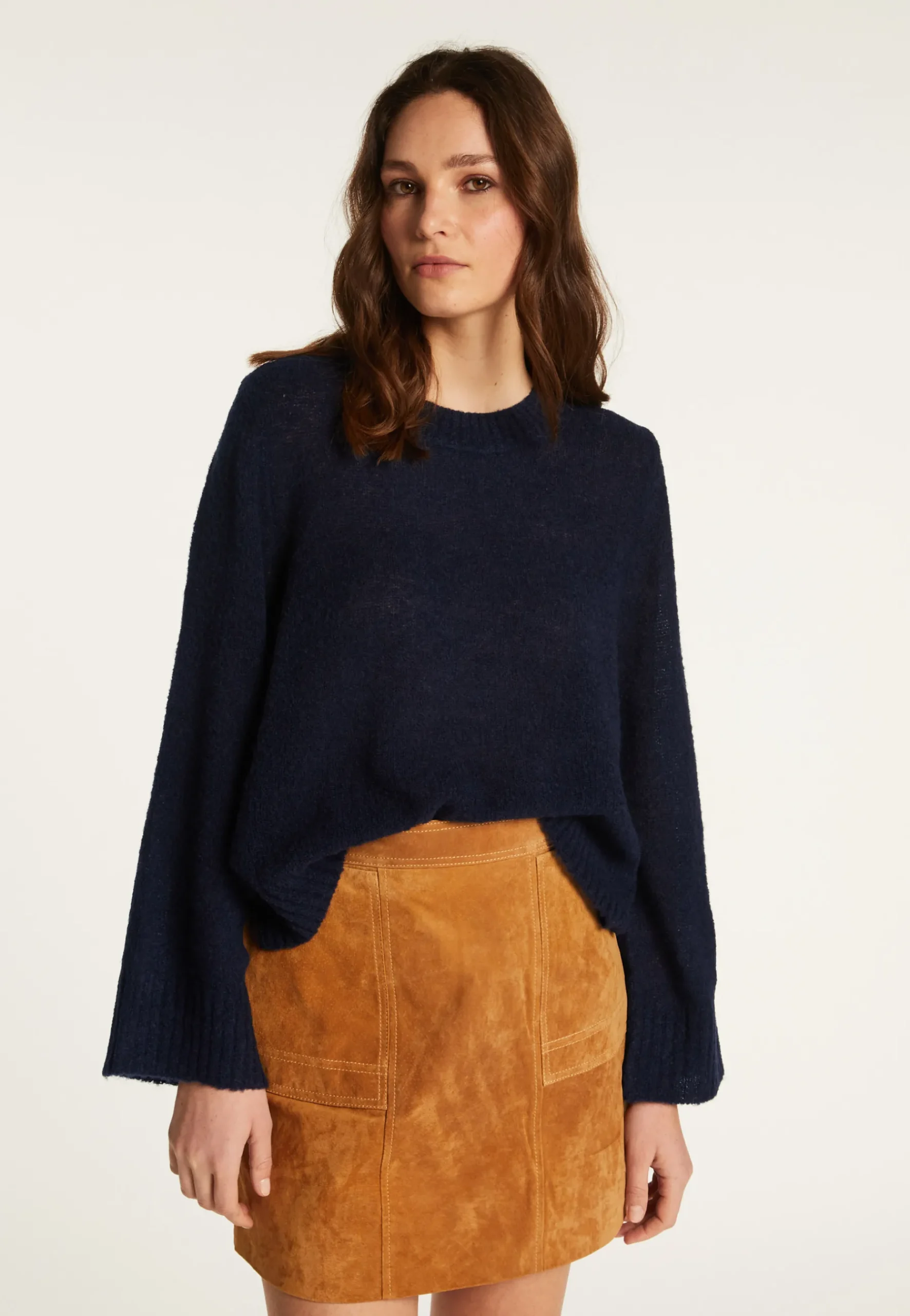 Montagut Pulls-Pull en laine - Fabiola 05-Bleu marine