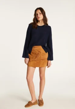 Montagut Pulls-Pull en laine - Fabiola 05-Bleu marine