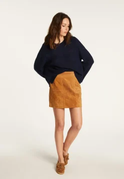 Montagut Pulls-Pull en laine - Fabiola 05-Bleu marine