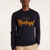 Montagut Pulls-Pull en laine mérinos - Lion 05-Bleu marine