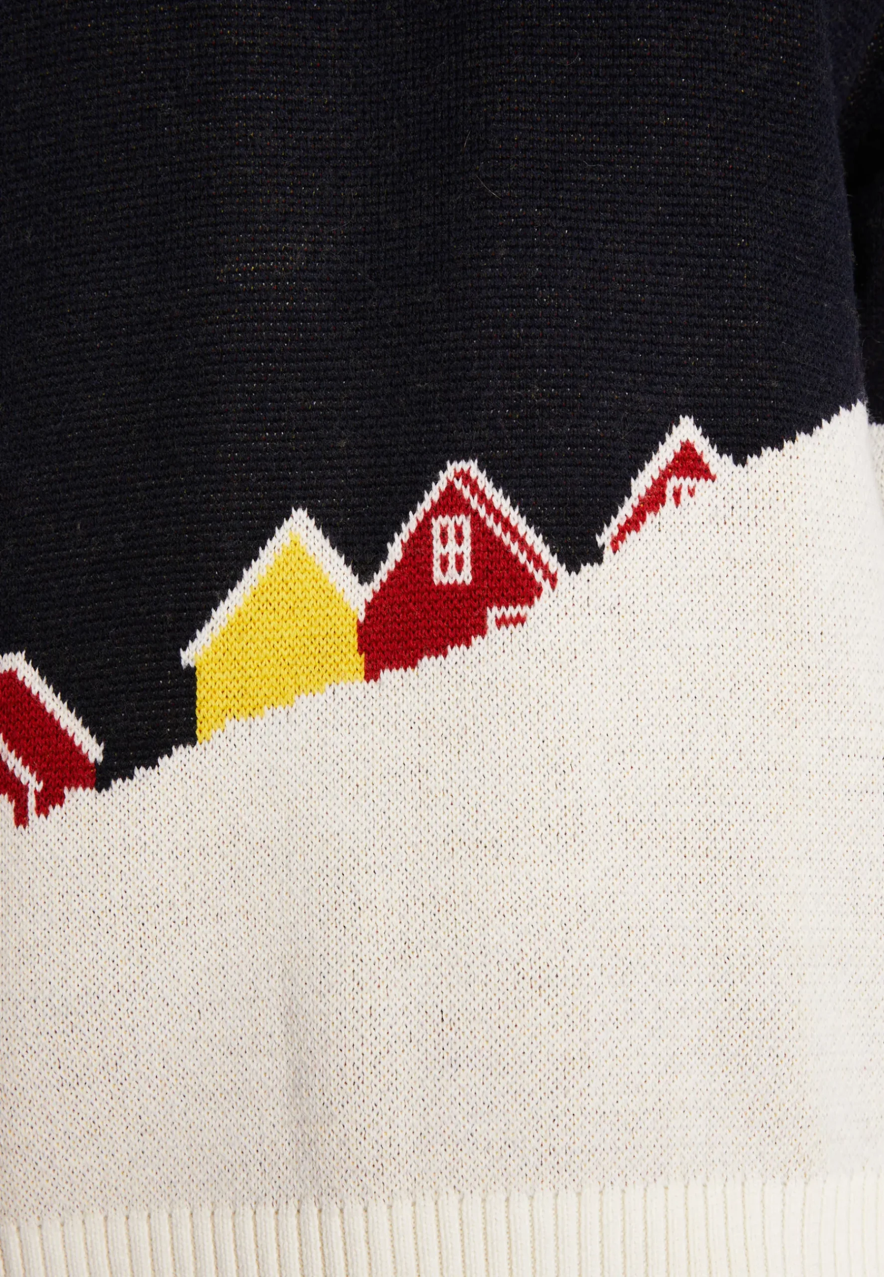 Montagut Pulls-Pull graphique laine mérinos - Stanley 05-Bleu marine