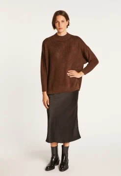 Montagut Pulls-Pull oversize - Gillie 20-Rouge foncé