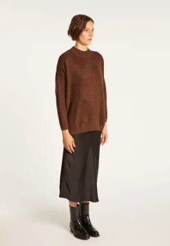 Montagut Pulls-Pull oversize - Gillie 20-Rouge foncé