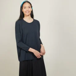 Montagut Les Incontournables-Pull oversize en laine - Béatrize 10-Gris foncé