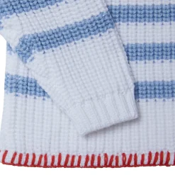Montagut Cadeaux De Naissance-Pull pour bébé en coton - Kennedy 02-Blanc